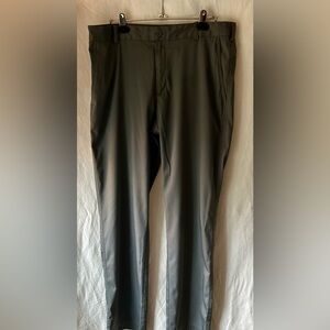 Nike Golf Men's 34 x 34 Dri-Fit Black Charcoal Dress Pants Athletic Trouser